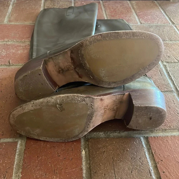 Olive Green Cole Haan Boots 8 - Picture 5 of 9